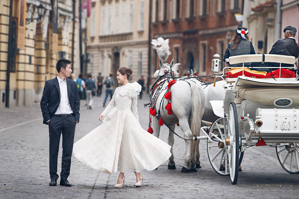 Cưới phong cách châu Âu - Phù hợp với nhiều loại địa điểm cưới