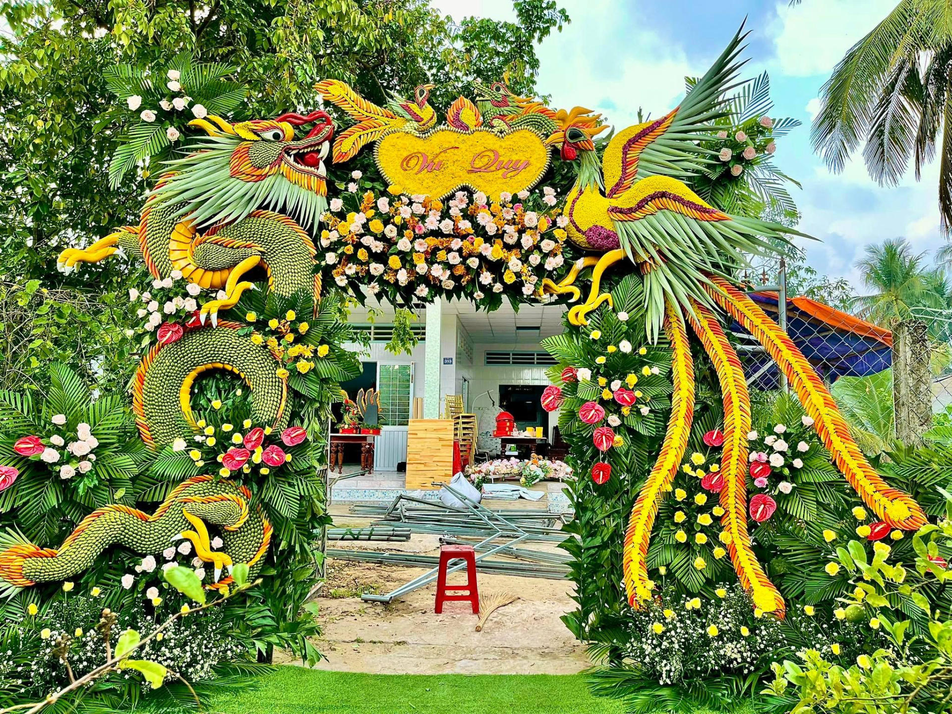 Cổng cưới rồng phượng - Biểu tượng truyền thống trong ngày cưới